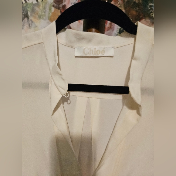 Chloe Beige Women's Blouse - Picture 7 of 10